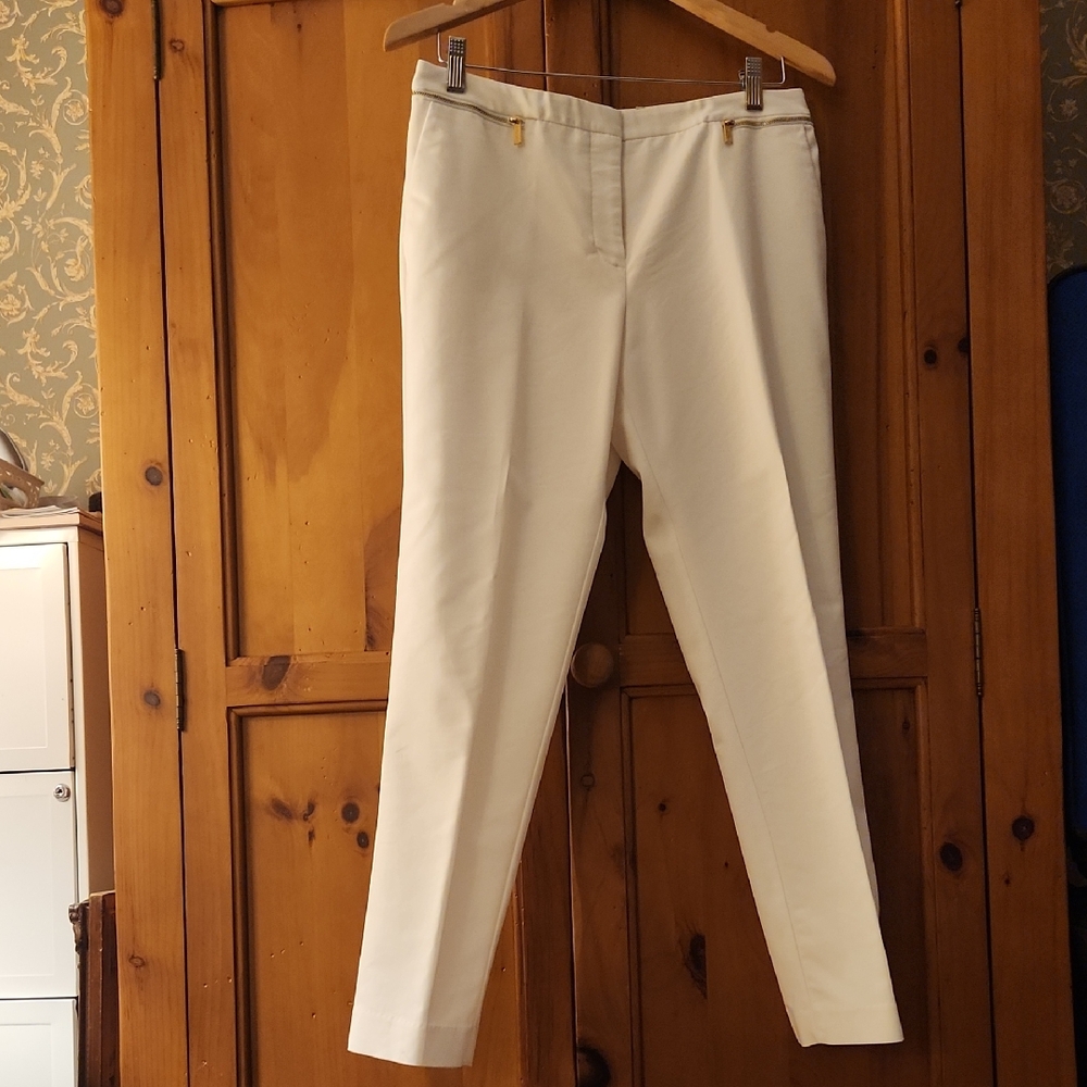 Calvin Klein White Women's Trousers